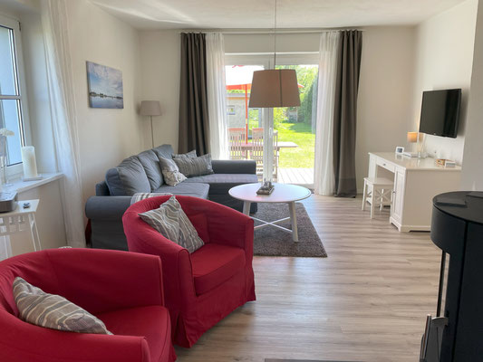 Blick ins Wohnzimmer