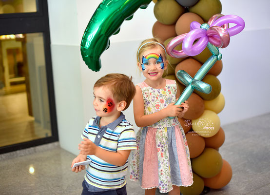 Kinderschminken im Wiggispark in Nestal 2018
