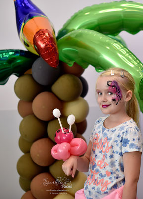 Kinderschminken im Wiggispark in Nestal 2018