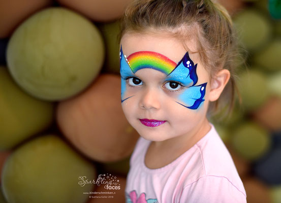 Kinderschminken im Wiggispark in Nestal 2018
