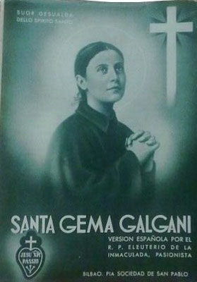 1943 Santa Gemma Galgani traduzione spagnola