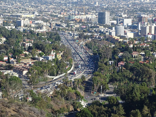 verstopfte Freeways in L.A.