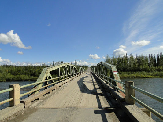 Dempster Highway, hier würde es nach Inuvik gehen (machen wir das nächste Mal)