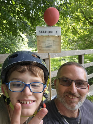 Station 01 Holzperlen zählen