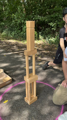 Station 02 Kubb-Turm