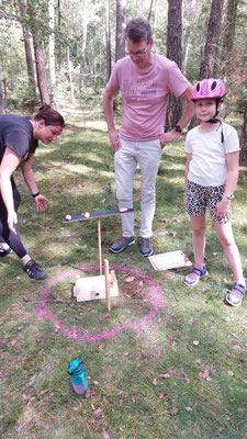 Station 10 Holzwaage fertig
