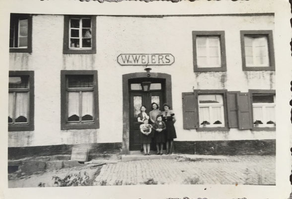 Gasthaus Weiers ca. 1944/45 (damals Festsaal im 2. Geschoss)