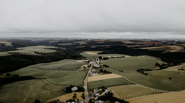 Luftaufnahme Grimbach Ende Juli  2019