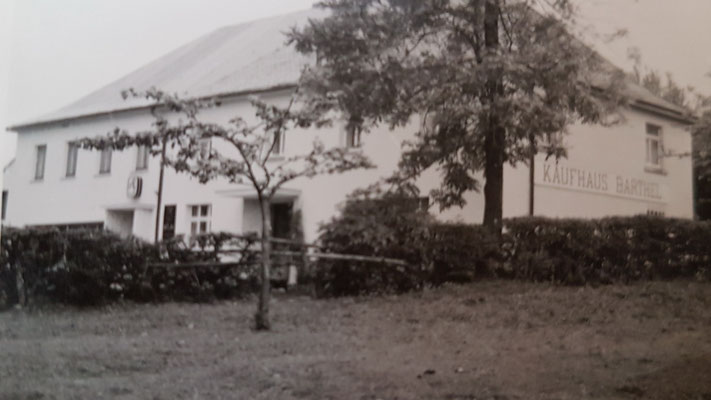 Blick vom Kirchweg Gasthaus Barthel