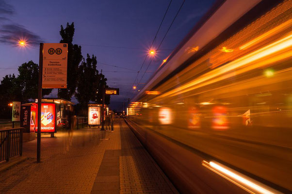 Straßenbahn in motion