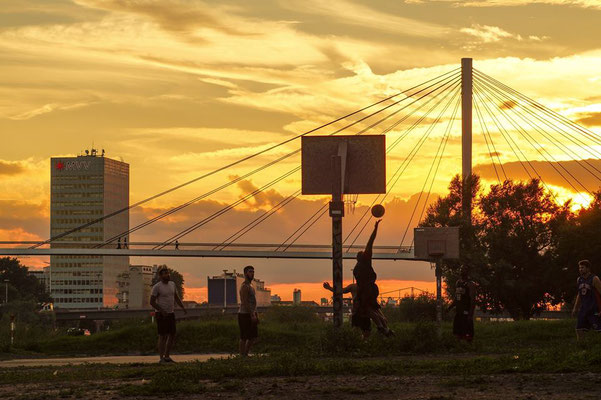 Etwas Basketball im Sommer