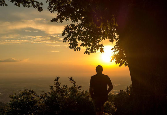 "Unfallfoto" am Königstuhl über Heidelberg