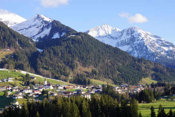Blick auf Riezlern