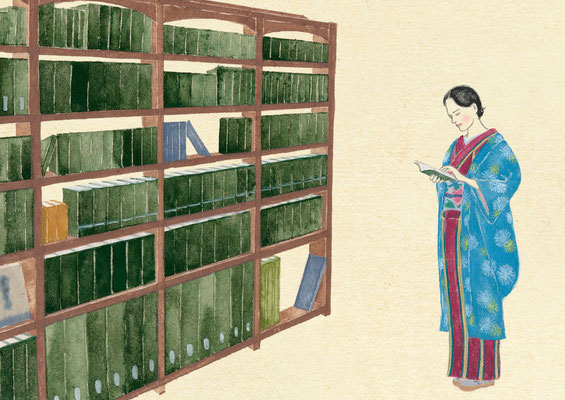 坂口安吾の、「矢田津世子宛書簡」をテーマに、戦前の女流作家矢田津世子を描いてみました。