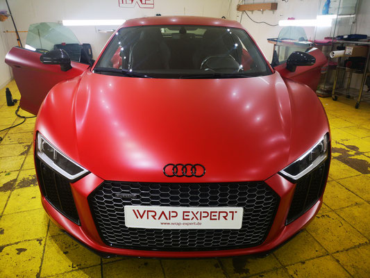 Autofolierung Vollfolierung Wrap Expert Lübeck Audi R8