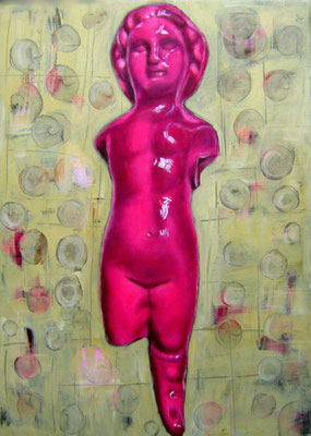 Vergänglichkeit IV , Acryl auf Leinwand, 100x70cm, 2017