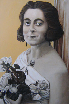 Aus der Zeit II, Acryl auf Leinwand, 120x100cm, 2005