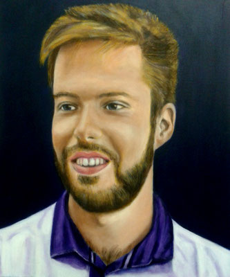 Hendrik, 60x50cm, Acryl auf Leinwand, 2019