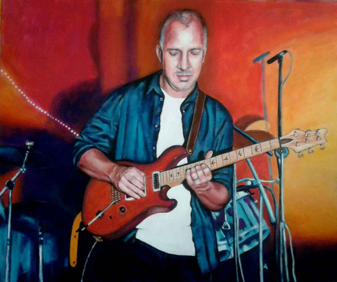 Norbert, 100x120cm, Acryl auf Leinwand, 2017