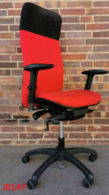 6x roter Bürodrehstuhl Drehstuhl Schreibtisch Stuhl Stühle