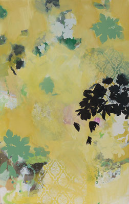 ohne Titel 80 x 50 cm Mischtechnik auf Leinwand 