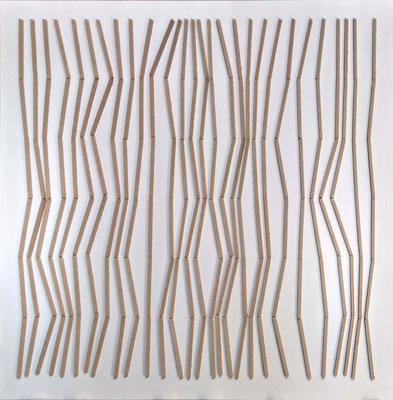 Dance, 80 x 80 cm,  mdf en spuitverf