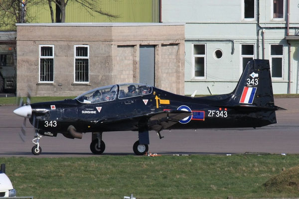 Die ZF343 auf dem Apron.