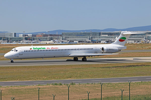 07.07.2013; LZ-LDU, McDonnel Douglas MD-82 der Bulgarian Aircharter (ex Alitalia I-DANU)