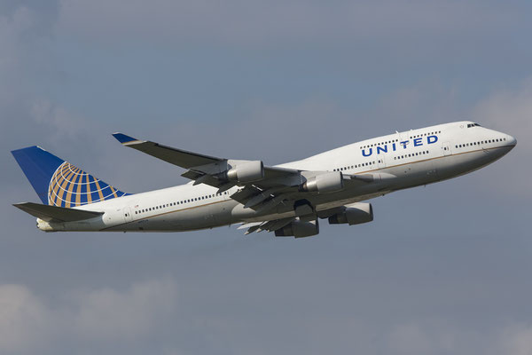 FRA 27.09.2014; N117UA United Airlines Boeing 747-422