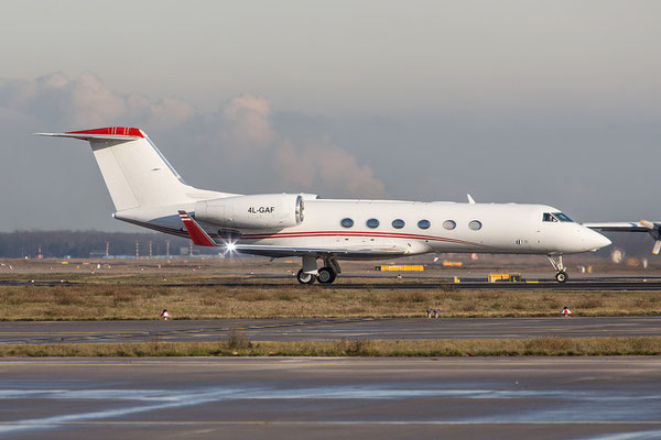 FRA 25.01.2016; 4L-GAF, Airzena Georgian Airways Gulfstream 450