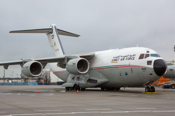 FRA 25.01.2015; KAF343, C-17A Kuwait Air Force