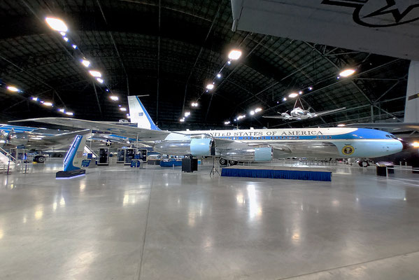 United States Air Force Boeing VC-137C 62-6000. This aircraft was the primary "Air Force One" during the Kennedy / Johnson era. Lyndon B. Johnson was sworn in as President on this aircraft after the assassination of John F. Kennedy in Dallas on 22 Novembe