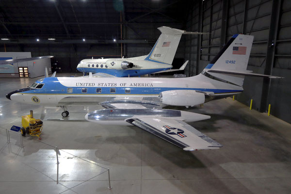 United States Air Force Lockheed VC-140B JetStar 61-2492. Many museum visitors were surprised to find out that this little bird was part of the Presidential Fleet in the 1960s and 1970s. But it actually served a few Presidents as an alternate AF1.