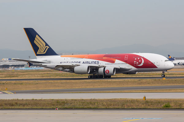 FRA 25.06.2015;  9V-SKI; Airbus A380-841; Singapore Arlines