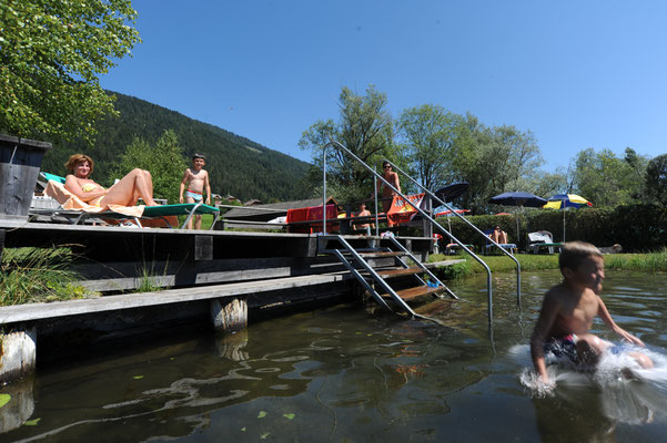 Urlaub am Weissensee im Sommer