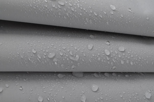 Graues Polyester Textil wasserabweisend