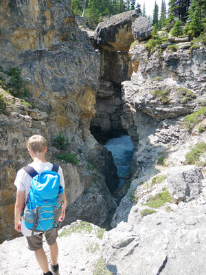 Blick vom Anfang des Canyons