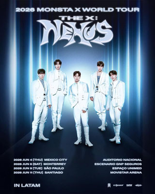  monsta x en cdmx,  monsta x  concierto en cdmx, concierto en mexico, conciertos cdmx, conciertos en enero, conciertos en enero 2026