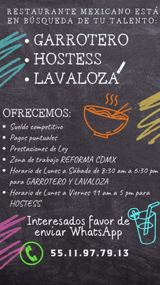 bolsa de trabajo en cdmx, ofertas de empleo en cdmx, empleos cdmx, trabajos en ciudad de mexico