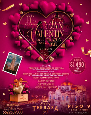 lugares para celebrar el dia del amor y la amistad, lugares dia del amor y la amistad, eventos para el dia del amor y la amistad, lugares para celebrar el dia del amor y la amistad en cdmx, lugares para dia del amor y la amistad en cdmx, san valentin cdmx