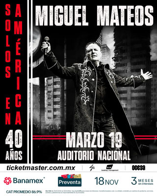 miguel mateos en cdmx, miguel mateos concierto en cdmx, concierto en mexico, conciertos cdmx, conciertos en enero, conciertos en enero 2026