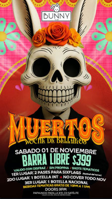 eventos halloween en cdmx, dia de muertos en cdmx