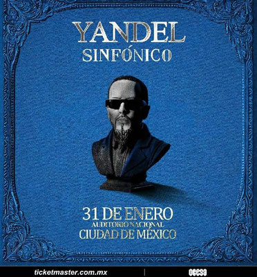 yandel en cdmx, yandel concierto en mexico, conciertos cdmx, conciertos en enero, conciertos en enero 2026