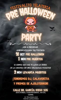 eventos halloween en cdmx, dia de muertos en cdmx