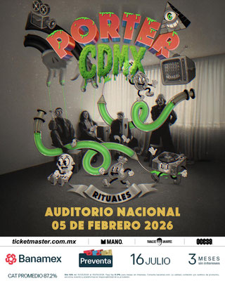 porter en cdmx, porter concierto en mexico, conciertos cdmx, conciertos en enero, conciertos en enero 2026
