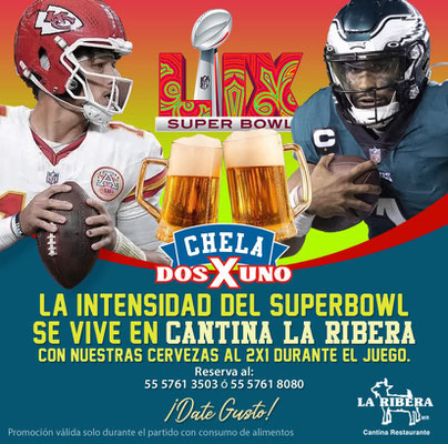 lugares para ver el super bowl, lugares para ver el super bowl en cdmx, super bowl cdmx, super bowl 2025, super bowl 59, super bowl LIX, super bowl cdmx 2025, super bowl 59 en cdmx, super bowl in mexico city
