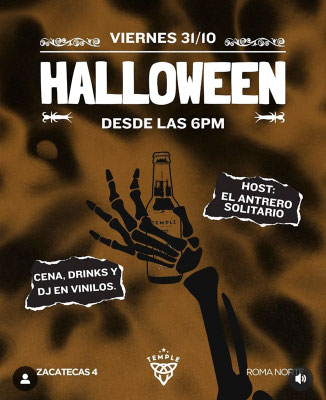 eventos halloween en cdmx, dia de muertos en cdmx