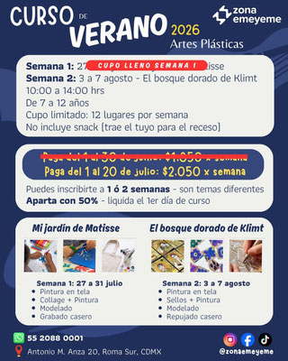 cursos de verano, cursos de verano en cdmx, curso verano 2026, cursos de verano en ciudad de mexico, cursos de verano favoritos, cursos de verano favoritos en cdmx, curso de verano cdmx 2026