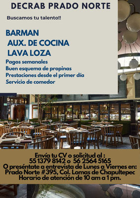 bolsa de trabajo en cdmx, ofertas de empleo en cdmx, empleos cdmx, trabajos en ciudad de mexico