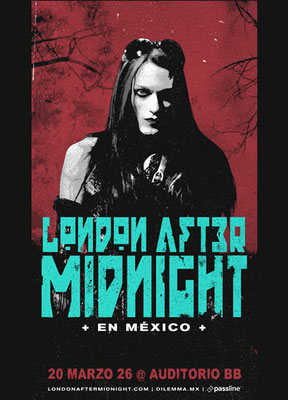 london after midnight en cdmx, londo after midnight concierto en cdmx, concierto en mexico, conciertos cdmx, conciertos en enero, conciertos en enero 2026